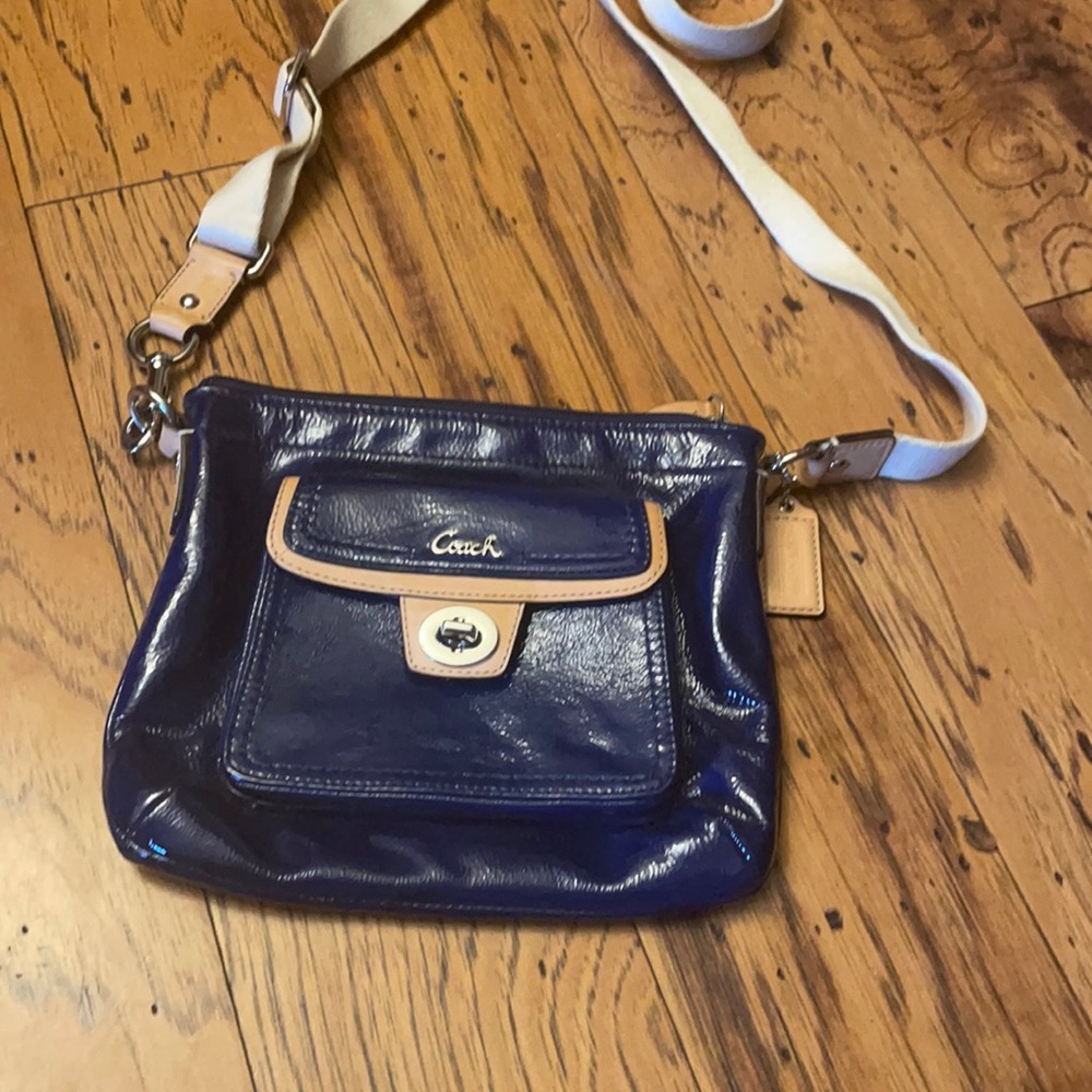 Navy Coach purse